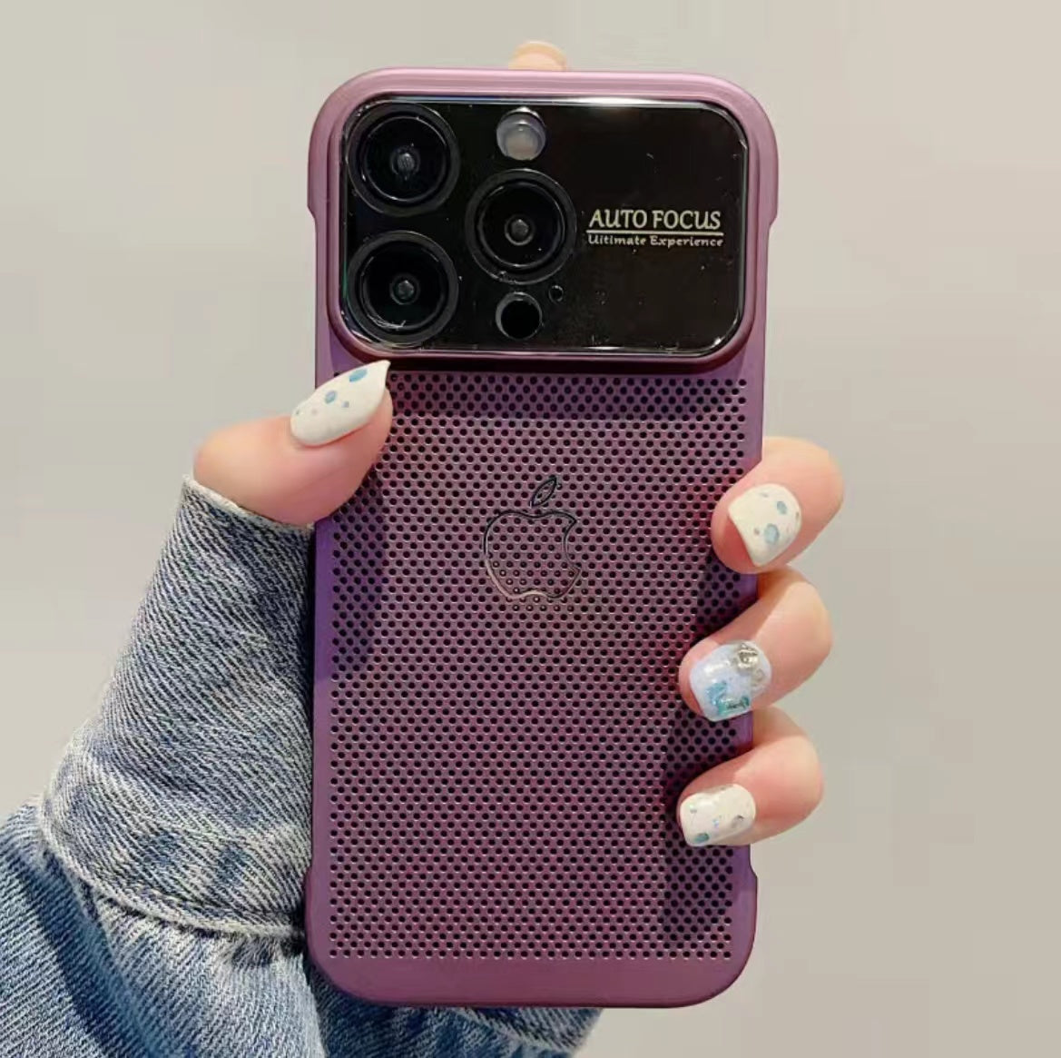 جراب هاتف Apple الجديد، قابل للتهوية، ومُبدد للحرارة، بدون إطار