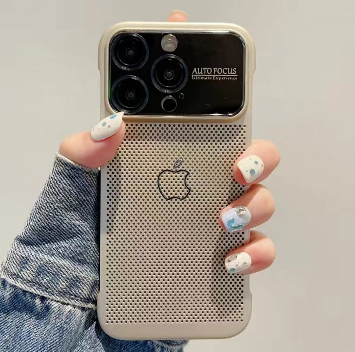 جراب هاتف Apple الجديد، قابل للتهوية، ومُبدد للحرارة، بدون إطار