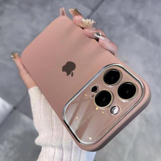 New Liquid Silicone Large Window Full Cover Shockproof Case for iPhone 16-11