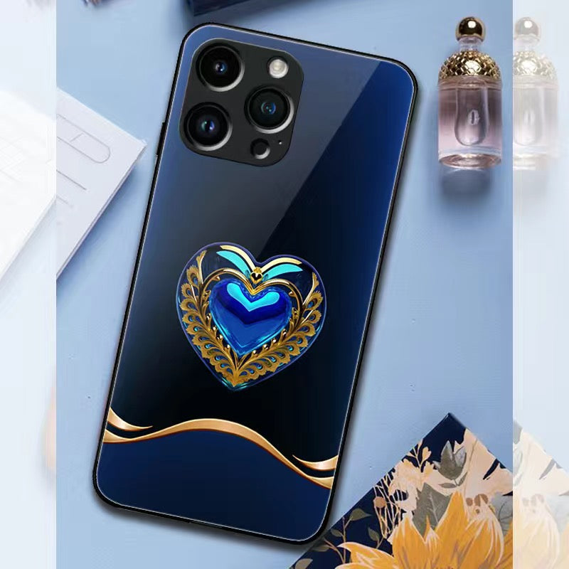 Apple phone case, glass, luxury and high-end