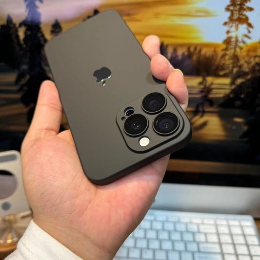 Apple 17/16/15/14/13/12/11 lens protection ultra-thin skin-feel PC matte phone case