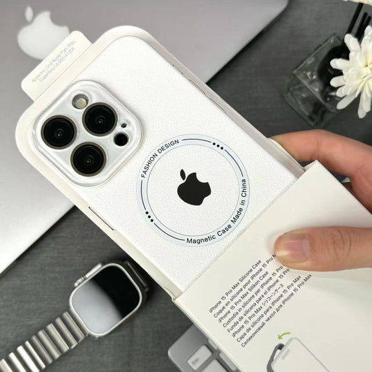 Apple 15/12 goggles light and thin litchi pattern magnetic shell