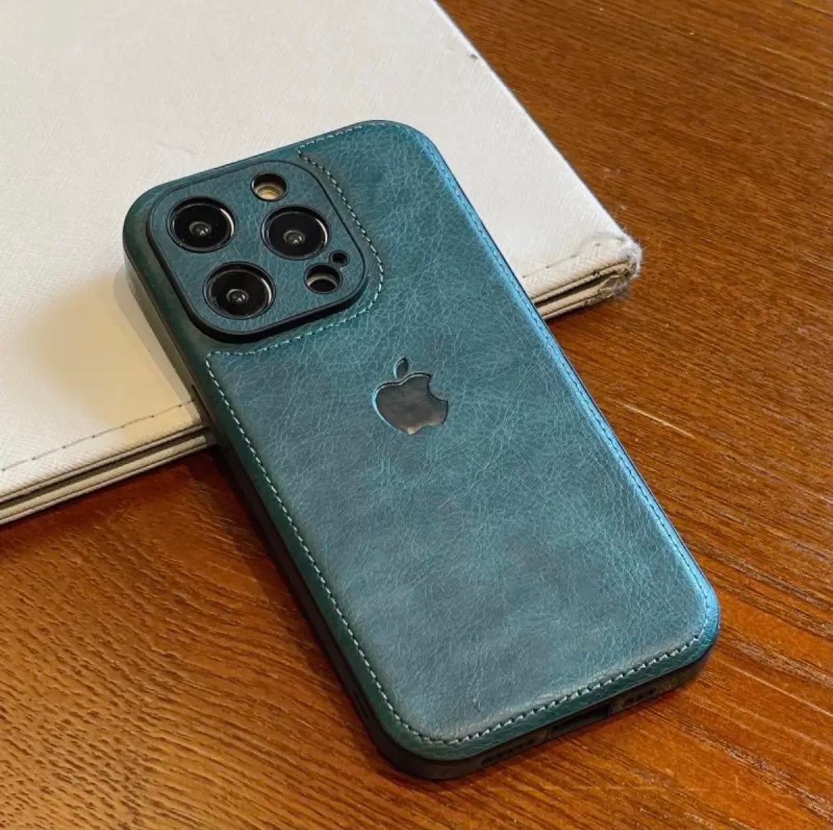 Luxury iphone15-11 retro simple high-end business phone case