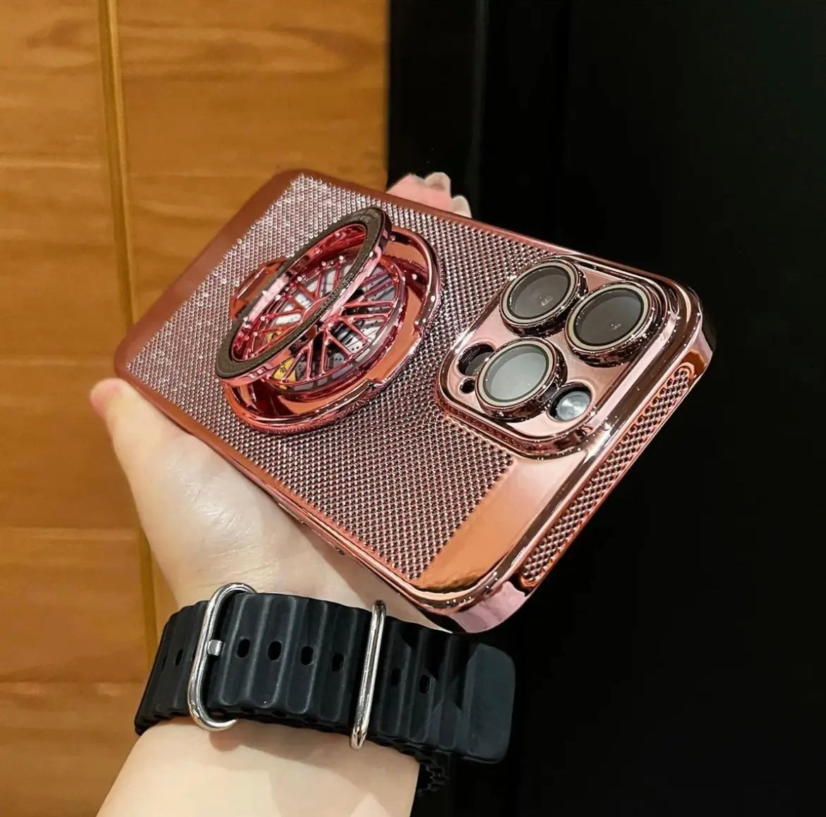 Apple 16-11 shell rotating gyroscope bracket honeycomb heat dissipation ultra-thin