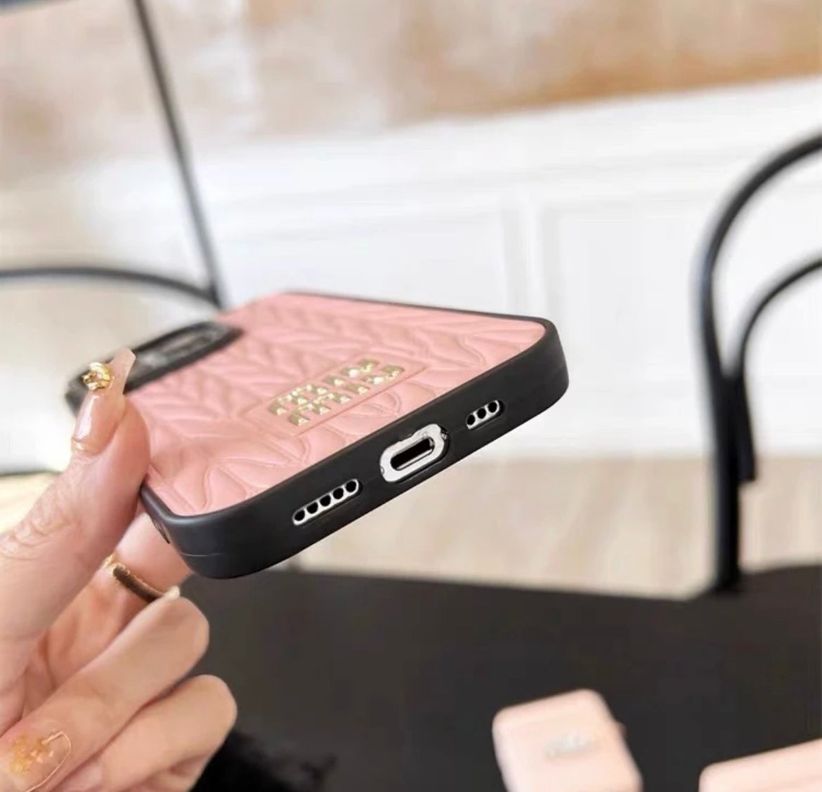 Suitable for iPhone16-12 mobile phone case for women new high-end full-cover anti-fall and moisture