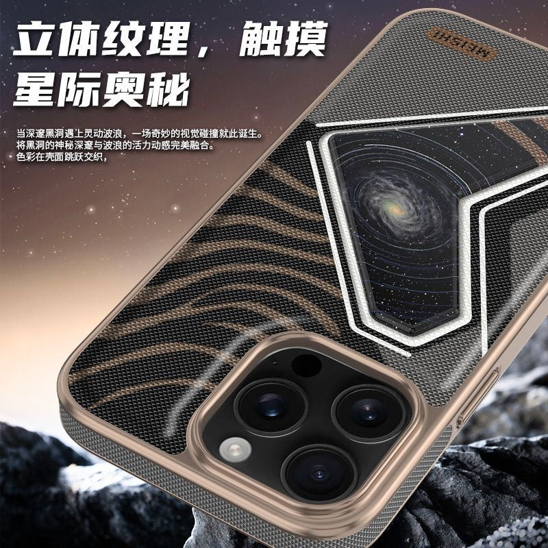 Apple 16-15 mobile phone case full cover anti-fall plain leather dirt-resistant trendy style