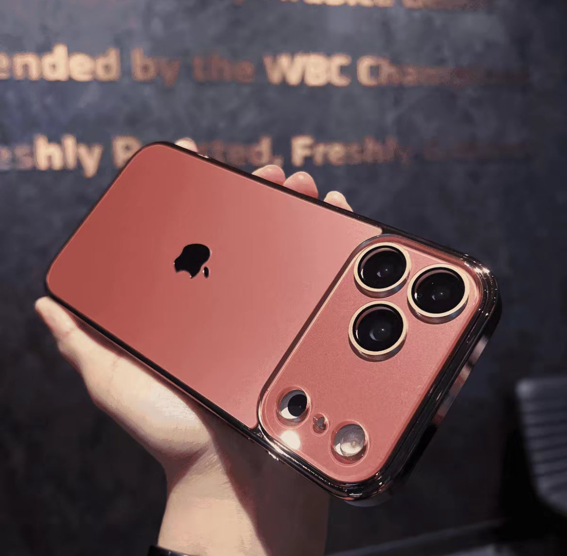 Nano-matte skin-feel electroplated lens film for iPhone 17-11 case