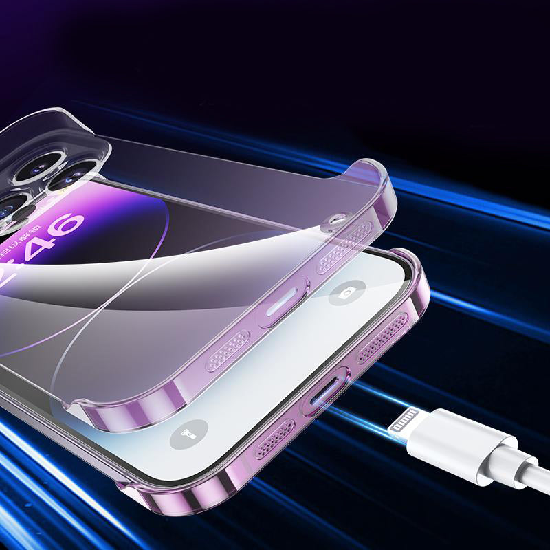 Ultra-Thin Clear Borderless Gradient iPhone Case