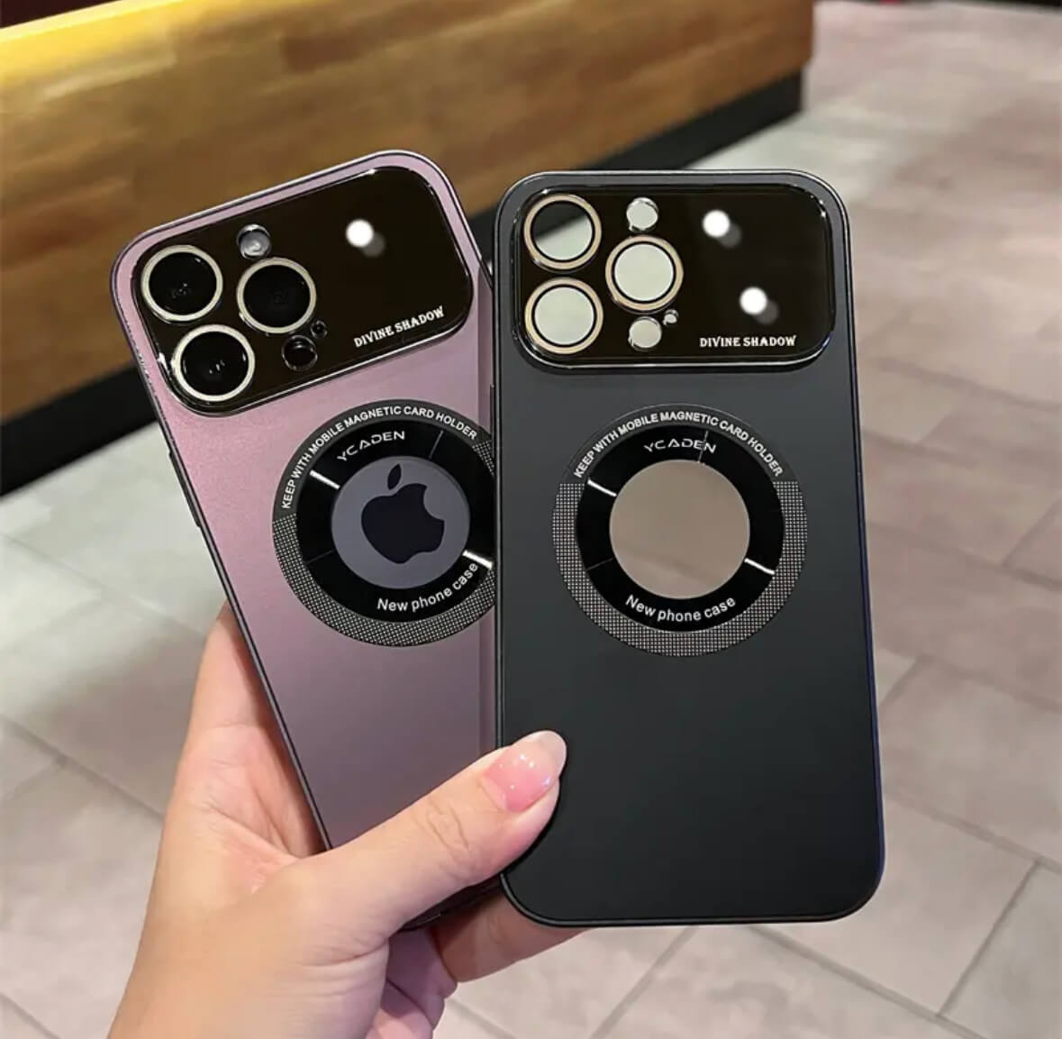 AG magsafe Pro logoview glass phone case Apple_Shopier