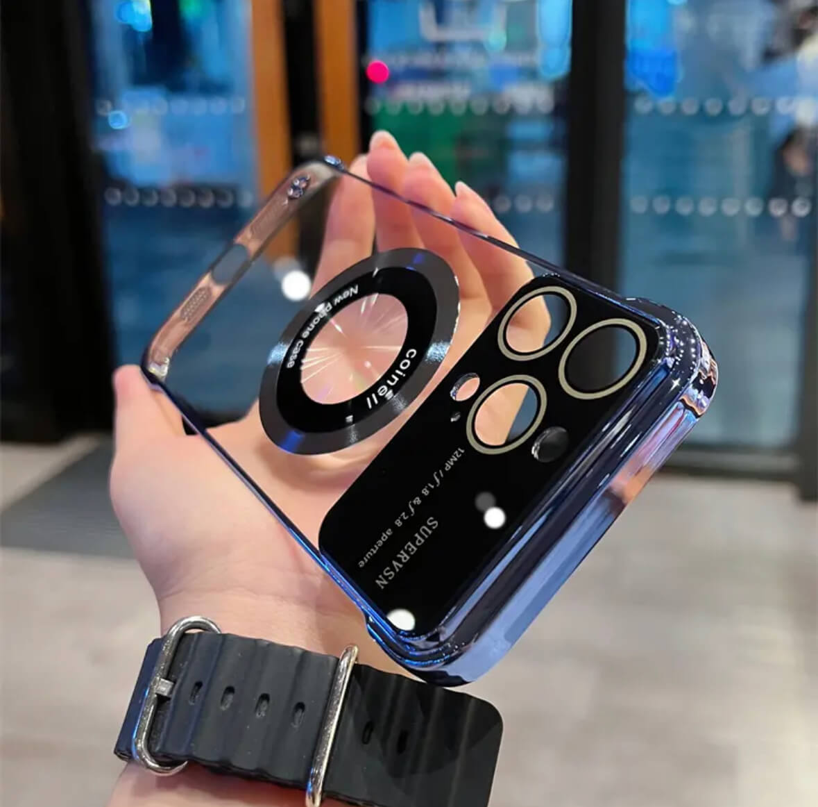 Clear Borderless logoview MagSafe Ultra Case