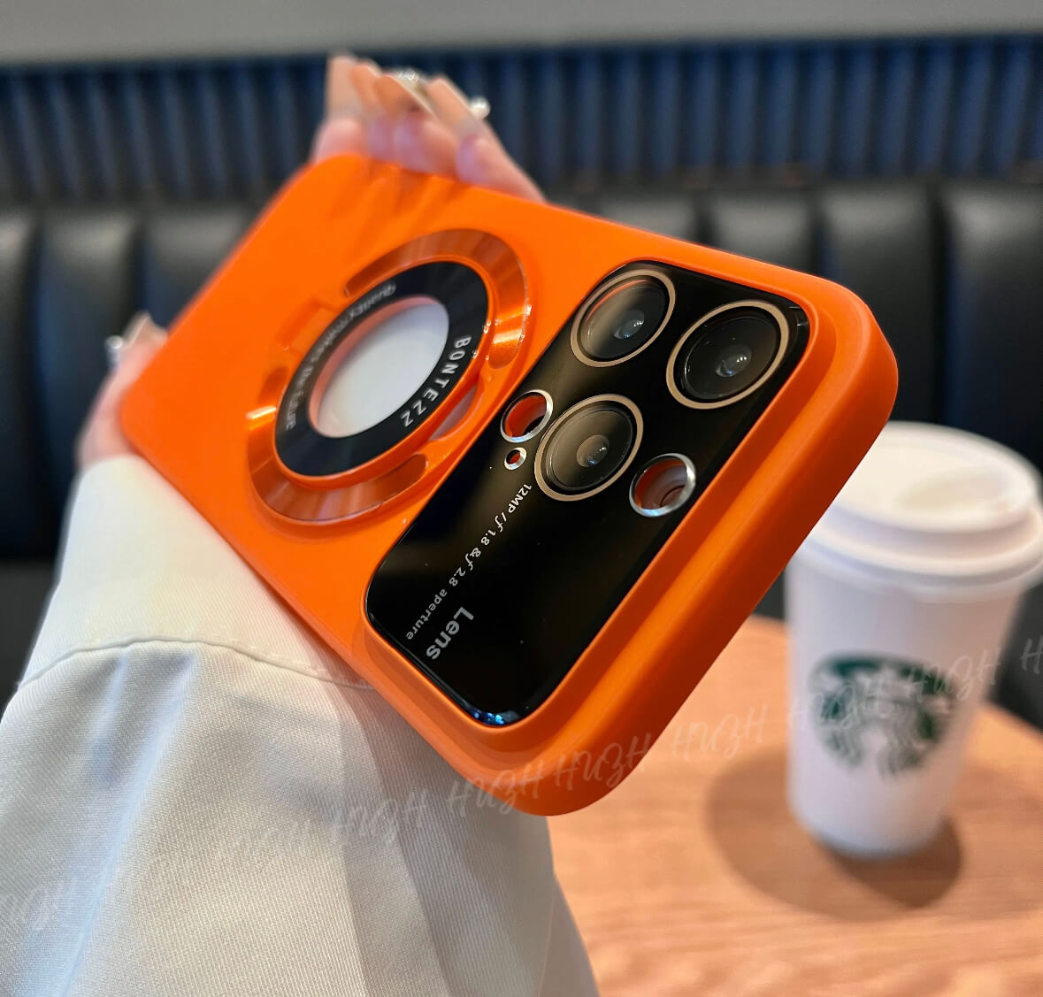 Apple 15-12 mobile phone case magnetic bracket full package high value high end