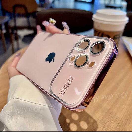 iPhone 16-11AG Glass Backplane Lens Integrated Phone Case