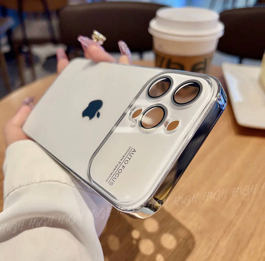 iPhone 16-11AG Glass Backplane Lens Integrated Phone Case