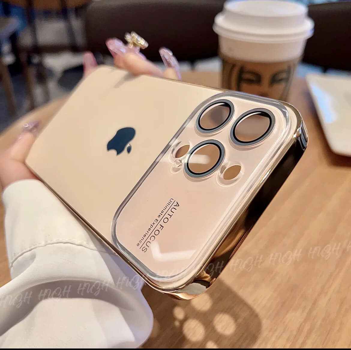 iPhone 16-11AG Glass Backplane Lens Integrated Phone Case