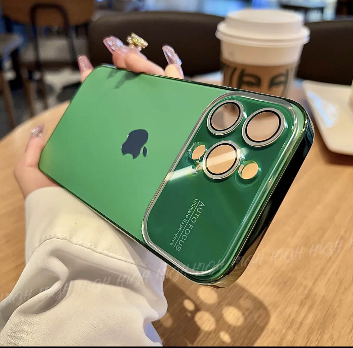 iPhone 16-11AG Glass Backplane Lens Integrated Phone Case