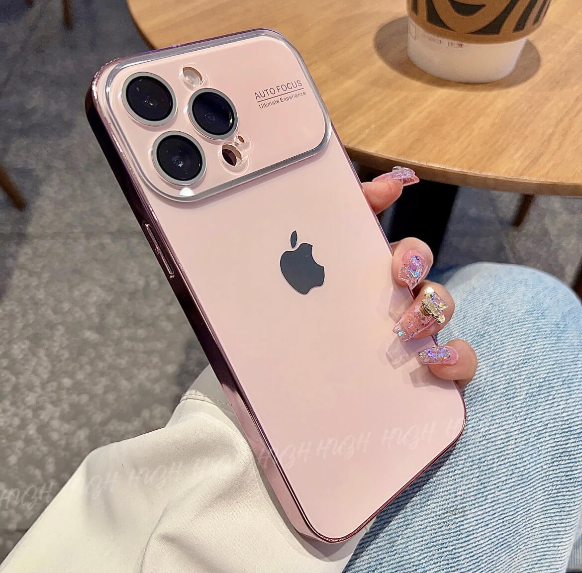 iPhone 16-11AG Glass Backplane Lens Integrated Phone Case