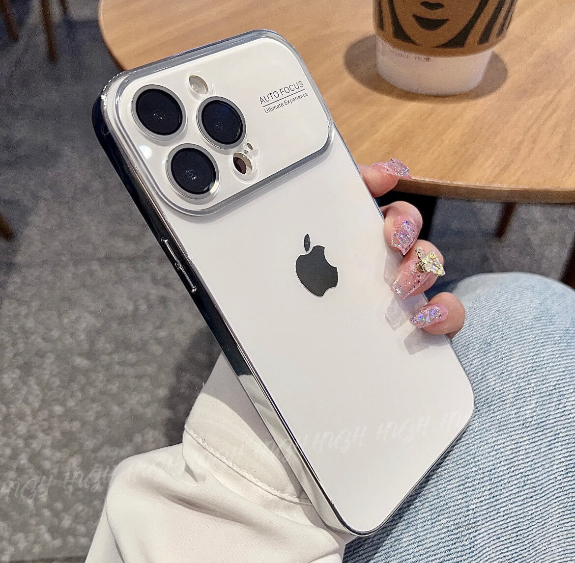 iPhone 16-11AG Glass Backplane Lens Integrated Phone Case