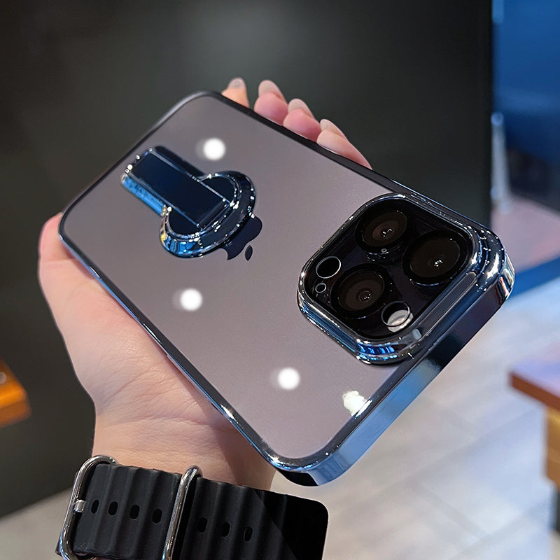 360-degree Rotating Kickstand Clear iPhone Case