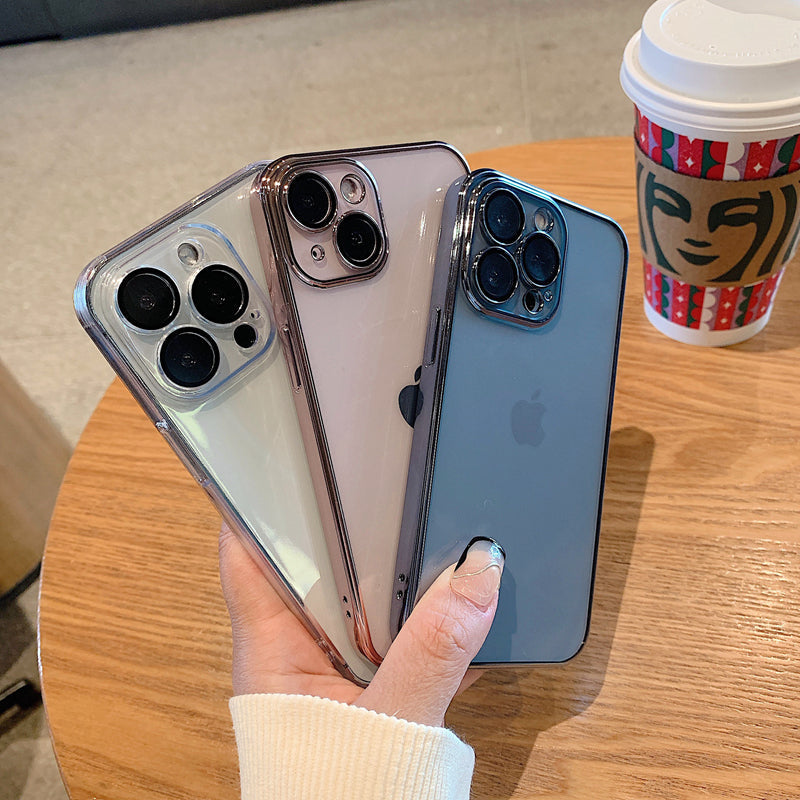 جراب iPhone بإطار مطلي فاخر