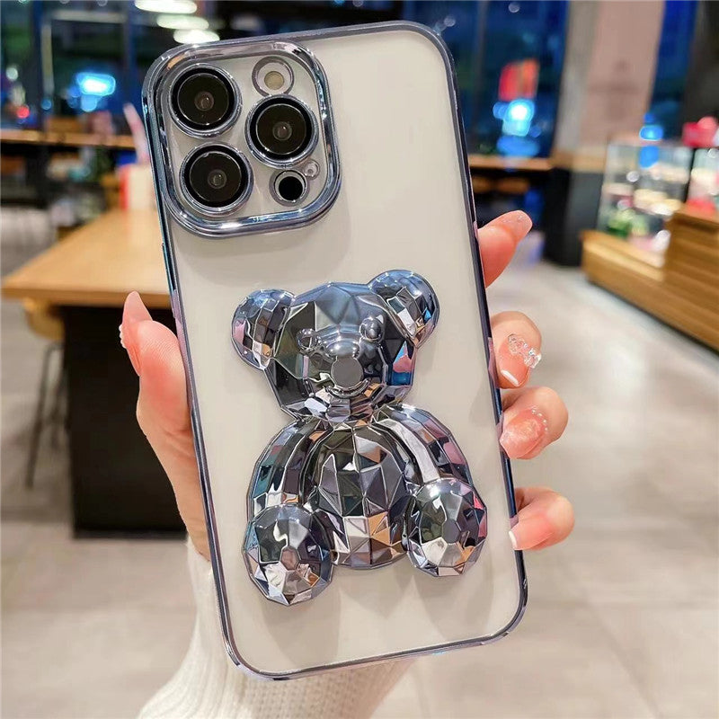 3D CRYSTAL BEAR IPHONE CASE WITH CAMERA PROTECTOR