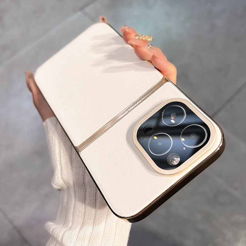 Bumper Camera Lens Full Protection Plating Case For iPhone