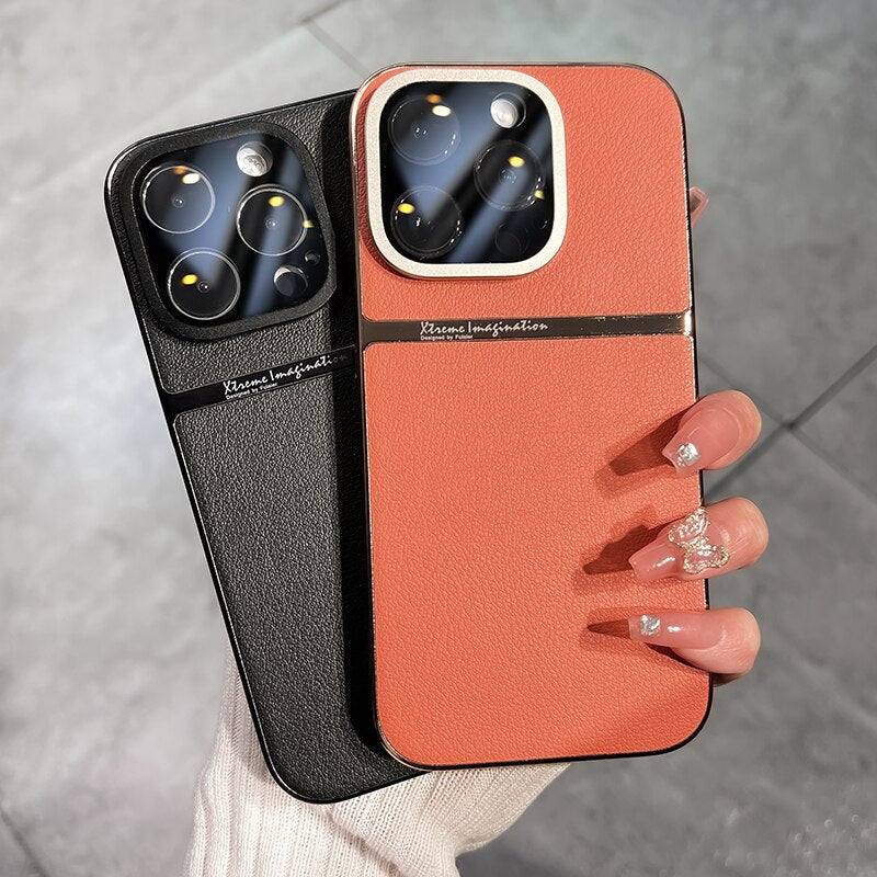 Bumper Camera Lens Full Protection Plating Case For iPhone