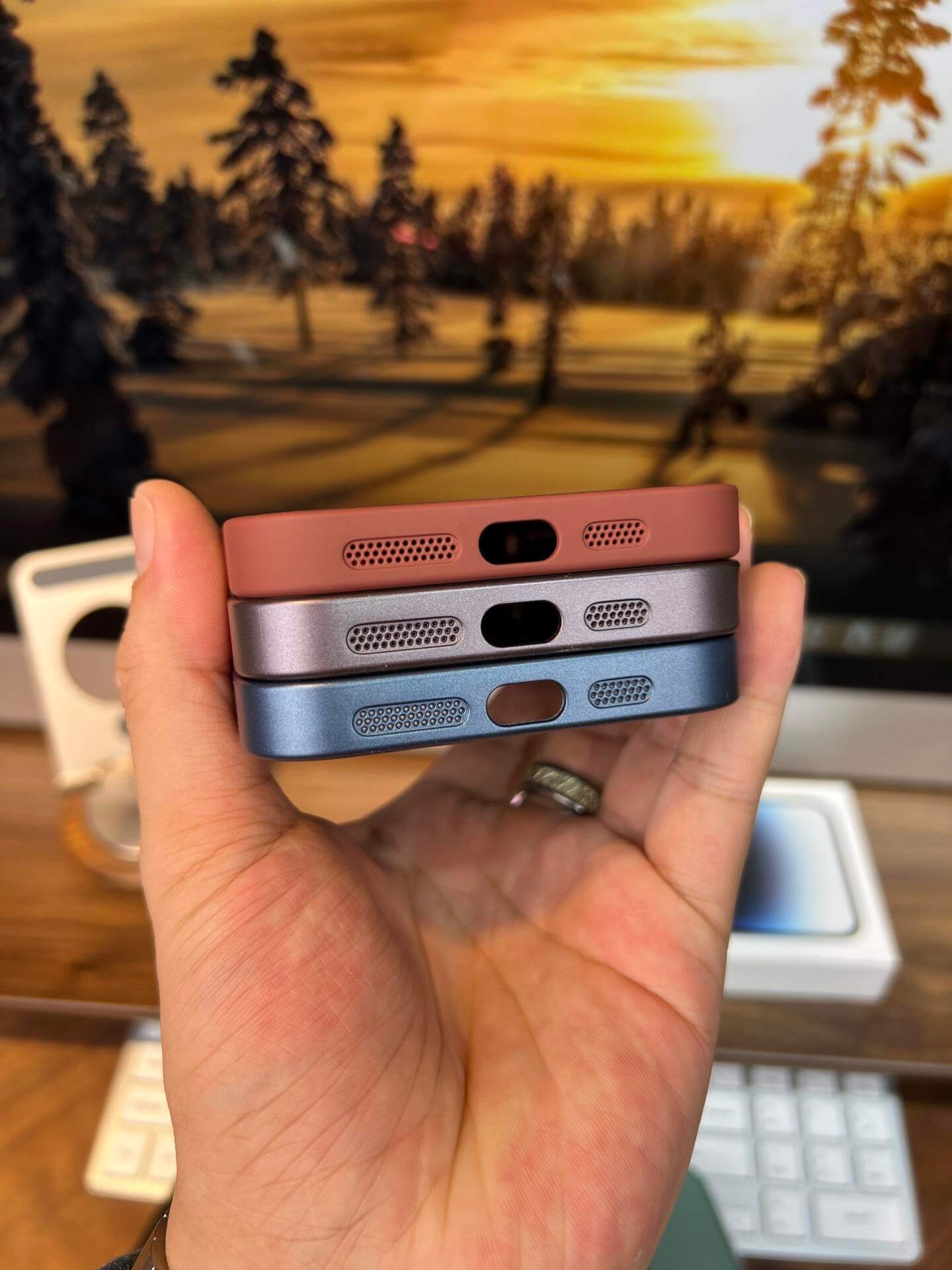 Apple 16-11 mobile phone case, high-end glossy matte, protective glasses and anti-fall all-inclusive