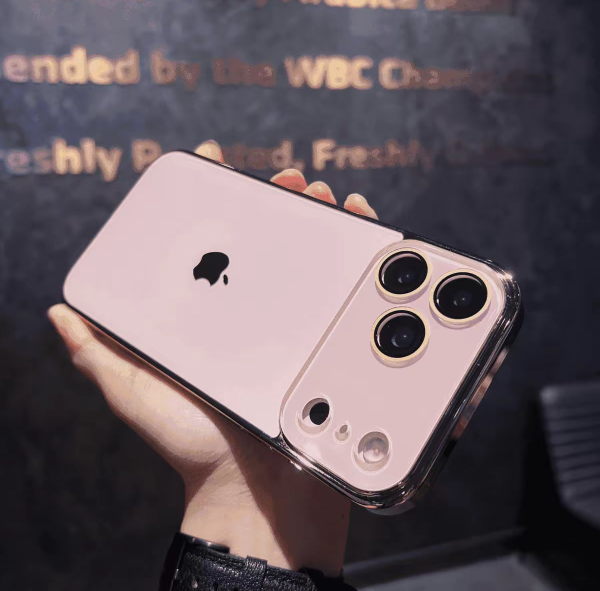 Nano-matte skin-feel electroplated lens film for iPhone 17-11 case