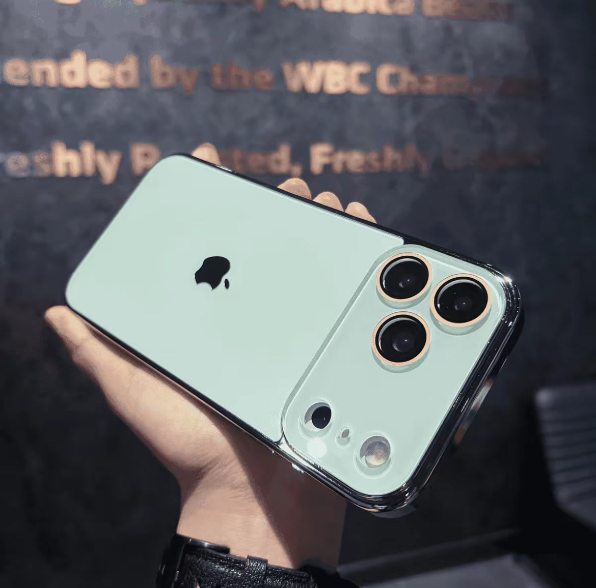 Nano-matte skin-feel electroplated lens film for iPhone 17-11 case