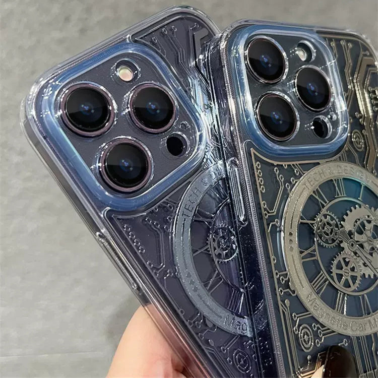 Cool Mechanical Watch Magsafing Silicone iPhone Case
