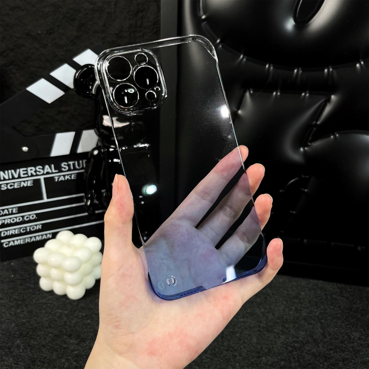 Faded Color Borderless Ultra Thin Clear iPhone Case