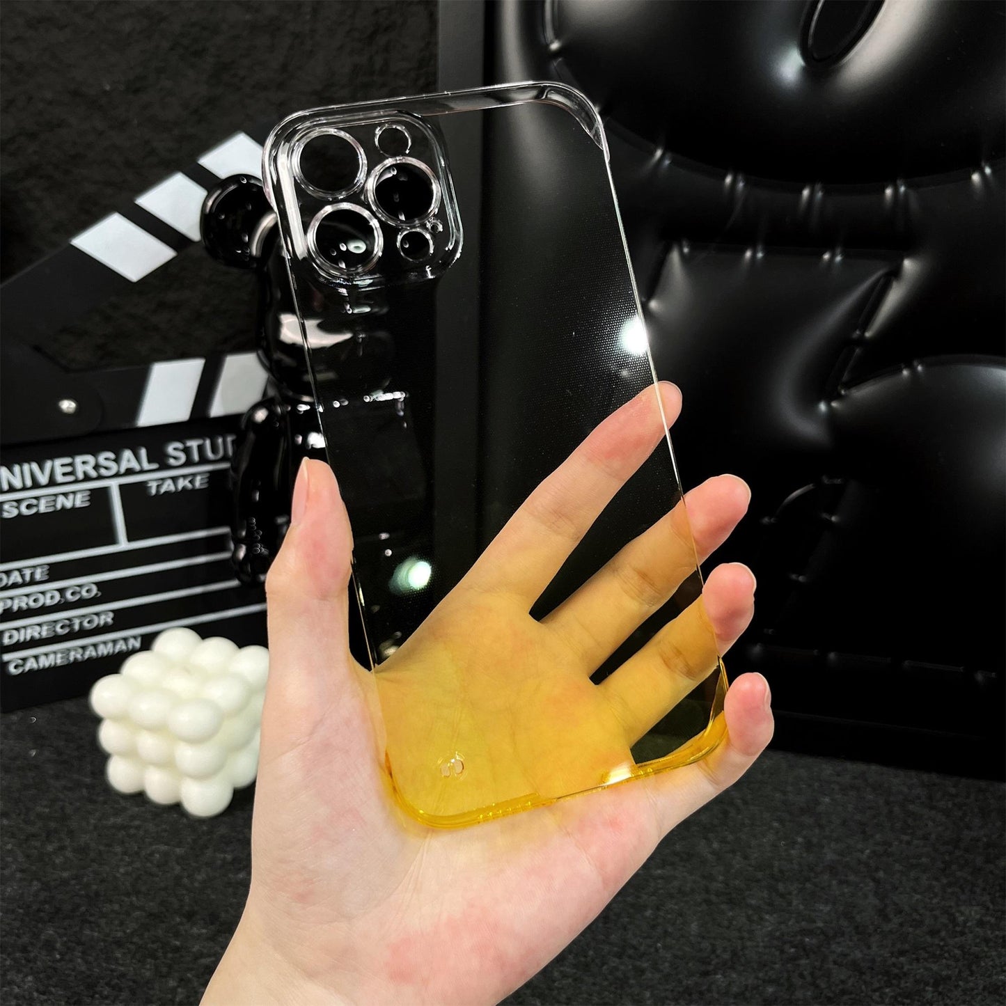 Faded Color Borderless Ultra Thin Clear iPhone Case