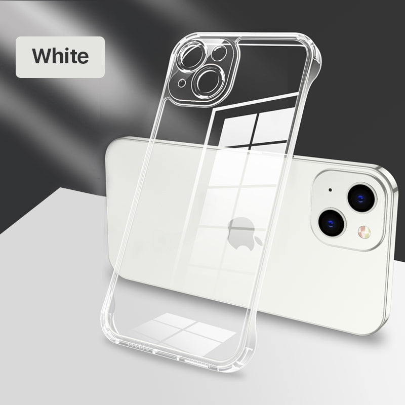 Ultra-Thin Borderless High-Transparent Glass iPhone Case