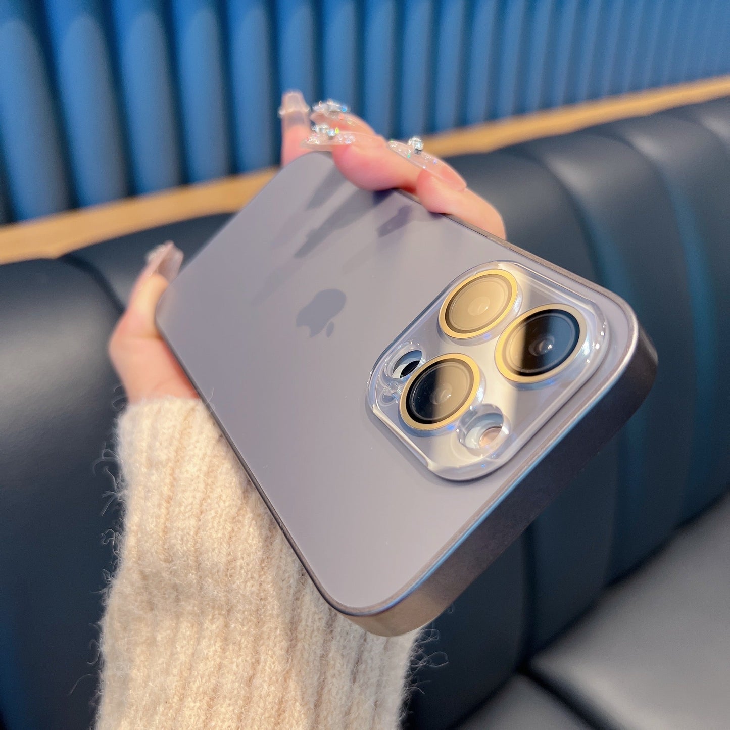 High-class Frosted Anty-Drop Lens Protection Film Case