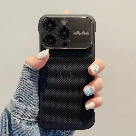 جراب هاتف Apple الجديد، قابل للتهوية، ومُبدد للحرارة، بدون إطار