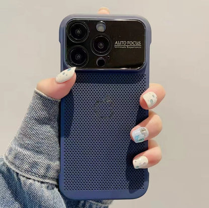 جراب هاتف Apple الجديد، قابل للتهوية، ومُبدد للحرارة، بدون إطار