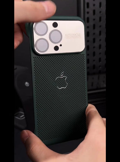 جراب هاتف Apple الجديد، قابل للتهوية، ومُبدد للحرارة، بدون إطار