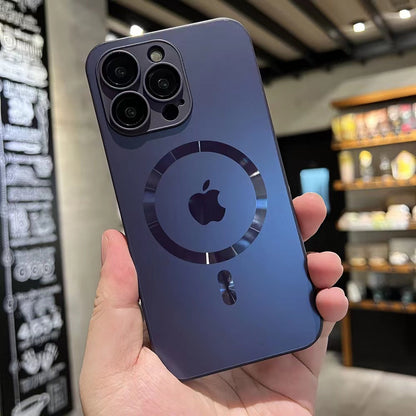 يأتي هاتف Apple16/15/14/13/12 مع غطاء عدسة AG streamer المغناطيسي غير اللامع