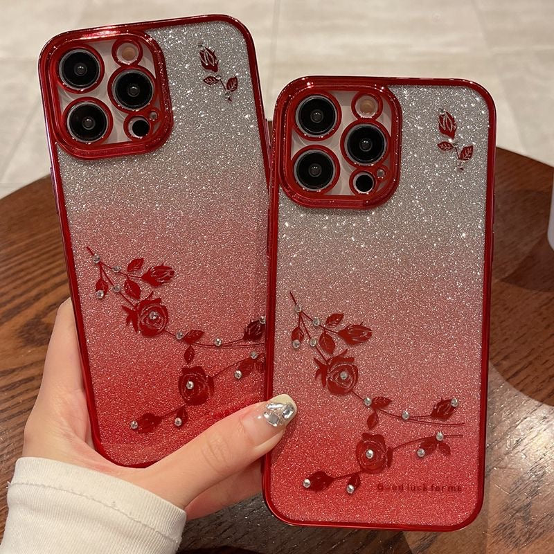 Pink Color Block Leopard iPhone Case