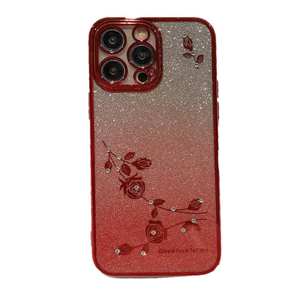 Pink Color Block Leopard iPhone Case