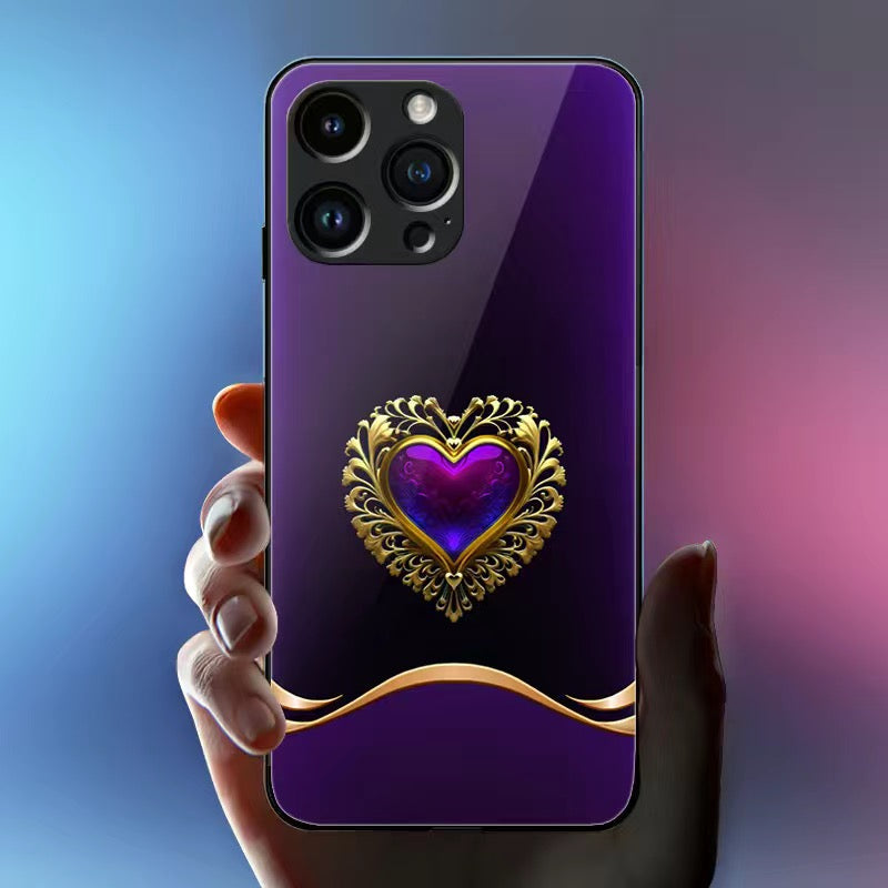 Apple phone case, glass, luxury and high-end