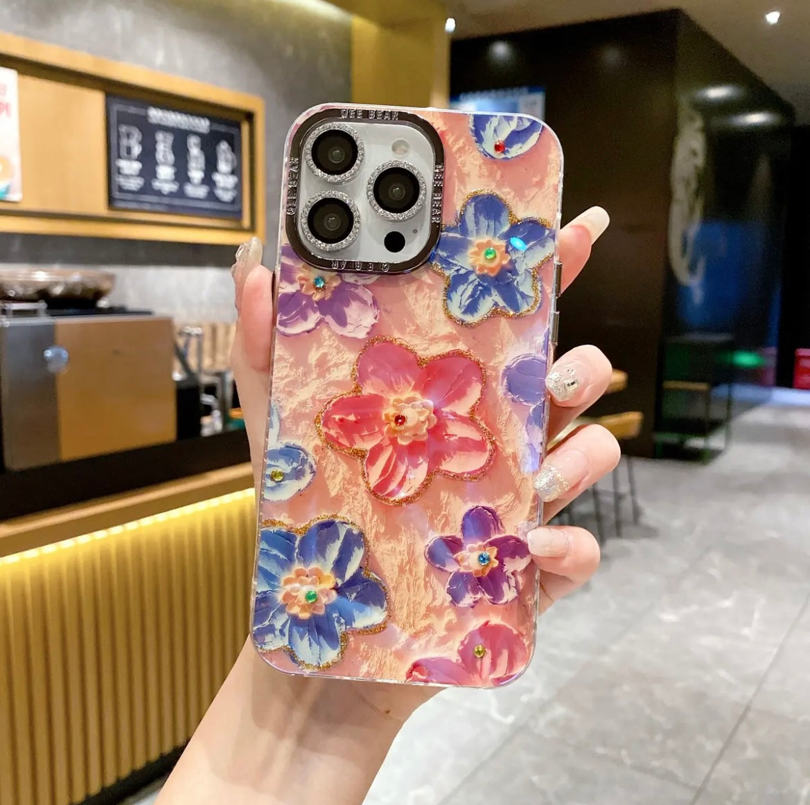 Apple 15promax with lens film 14pro violent bear creative iPhone13 trendy brand