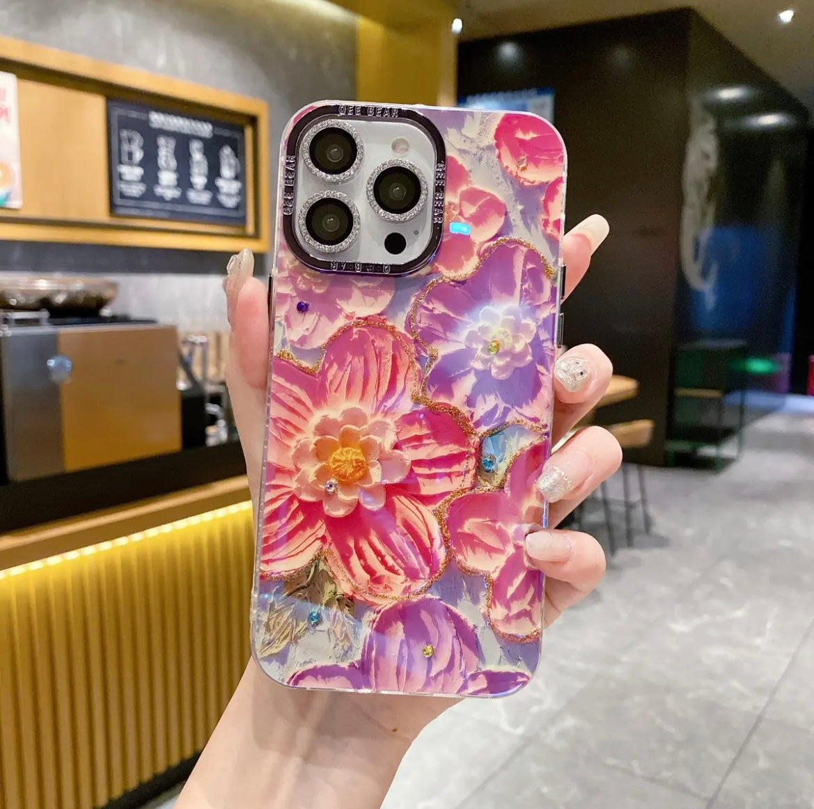 Apple 15promax with lens film 14pro violent bear creative iPhone13 trendy brand