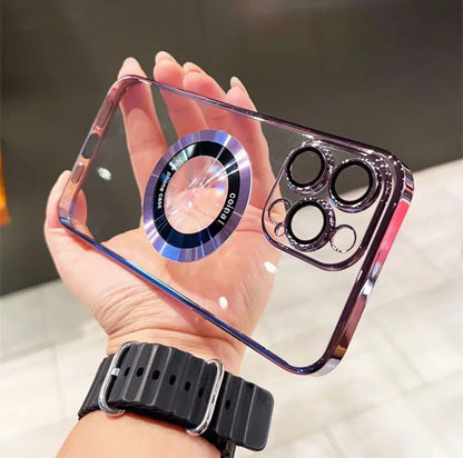 Premium Magsafing Clear iPhone Case with Camera Protector