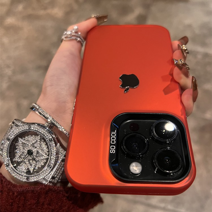 Black mirror red frosted mobile phone case. New iphone11-15promax