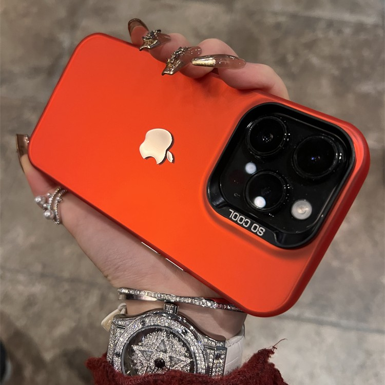 Black mirror red frosted mobile phone case. New iphone11-15promax