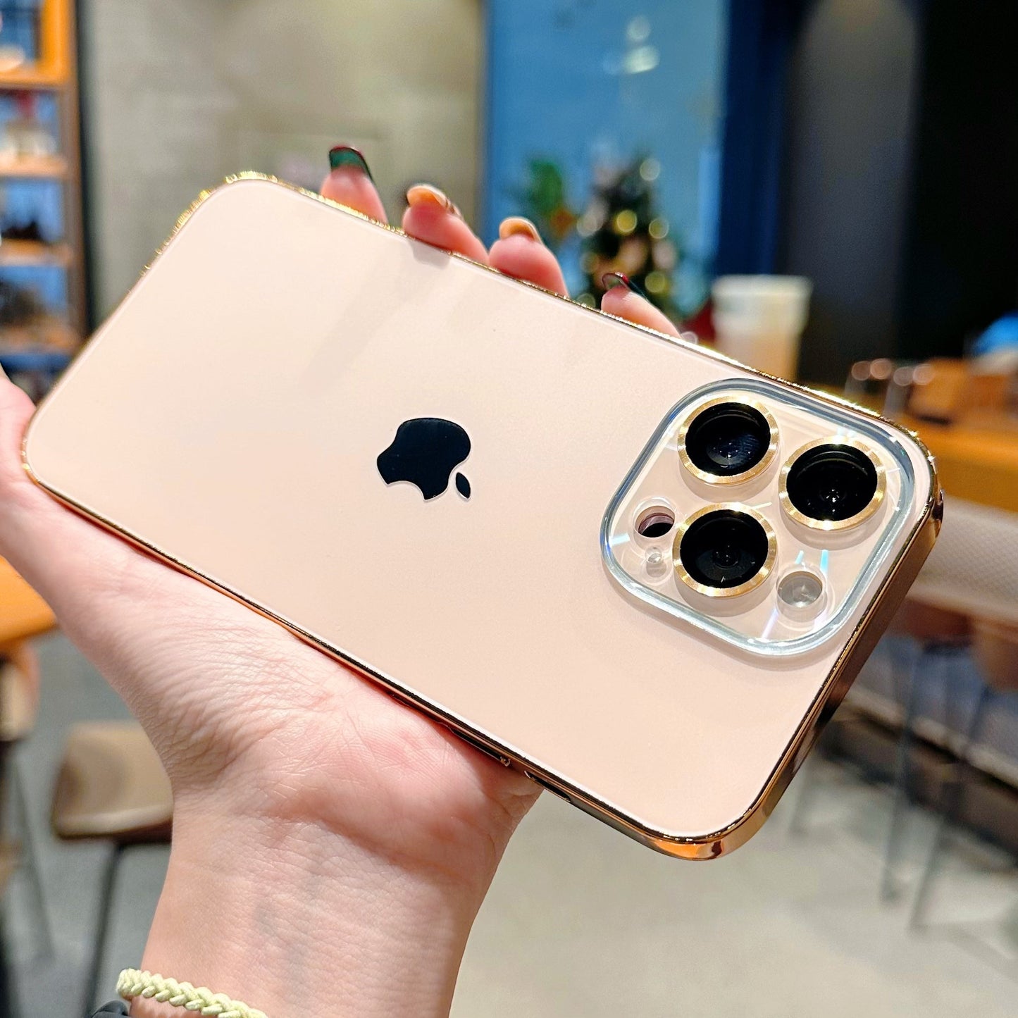 Apple 16/15/14/13/12/11 lens all-inclusive laser goggles electroplated frosted shell