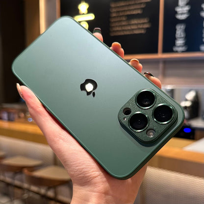 Apple 15/14/13/12/11 all-inclusive lens metal goggles frosted phone case