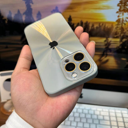 Apple16/15/14/13/Nano Lens Film Laser CD Texture iPhone Case