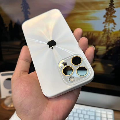 Apple16/15/14/13/Nano Lens Film Laser CD Texture iPhone Case